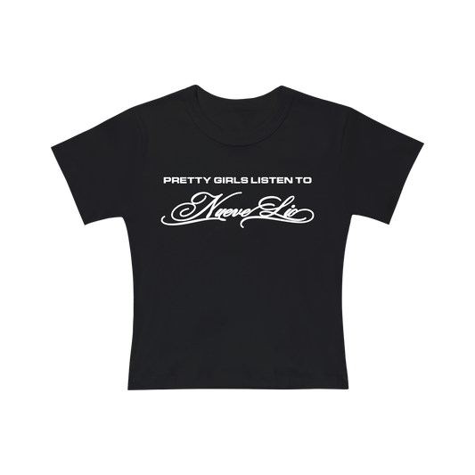 PRETTY GIRLS BABY TEE (BLACK)